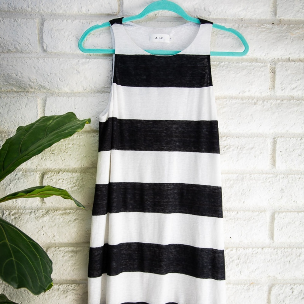A.L.C Striped Sleeveless Dress